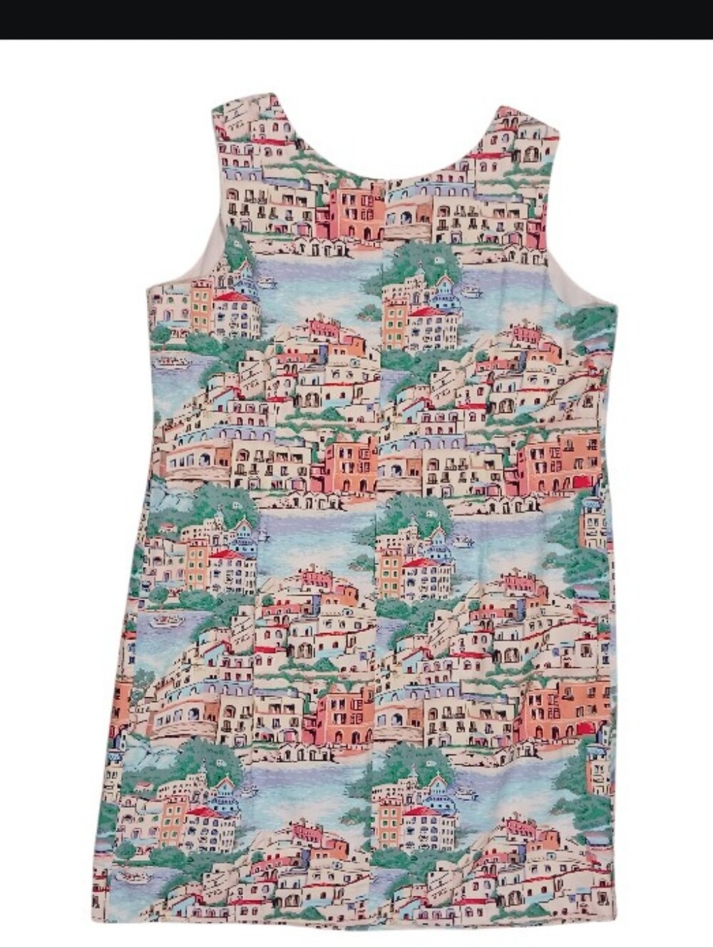 Talbots Scenic Village Shift Dress Cotton Classic - Picture 5 of 8